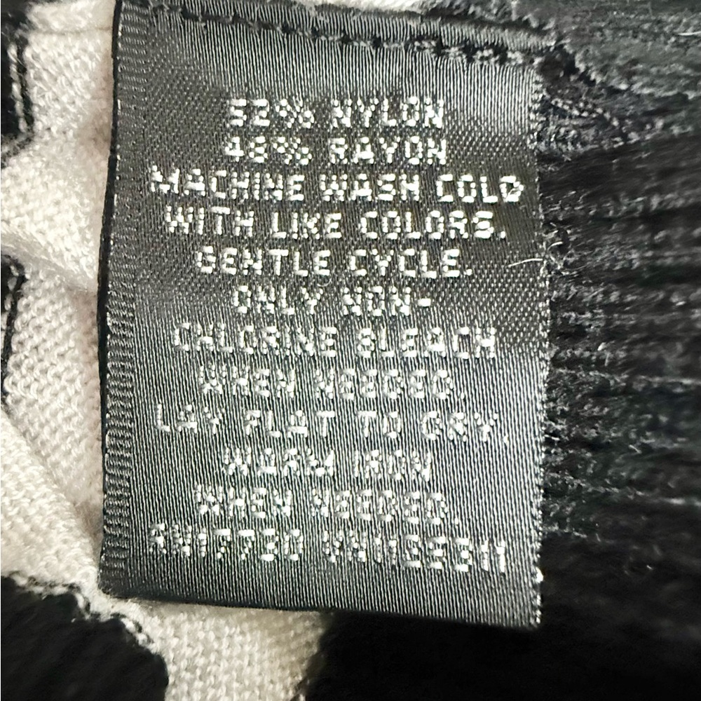 Target V-Neck Sweater with Black and White Stripes - Picture 7 of 7